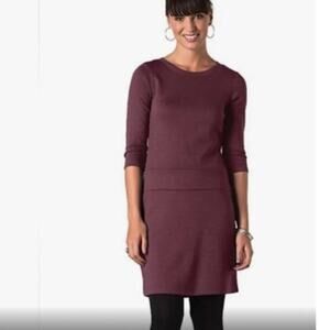 Toad‎ & Co | Women's Nixi Dress Vino Maroon Womens Small Athleisure Casual
